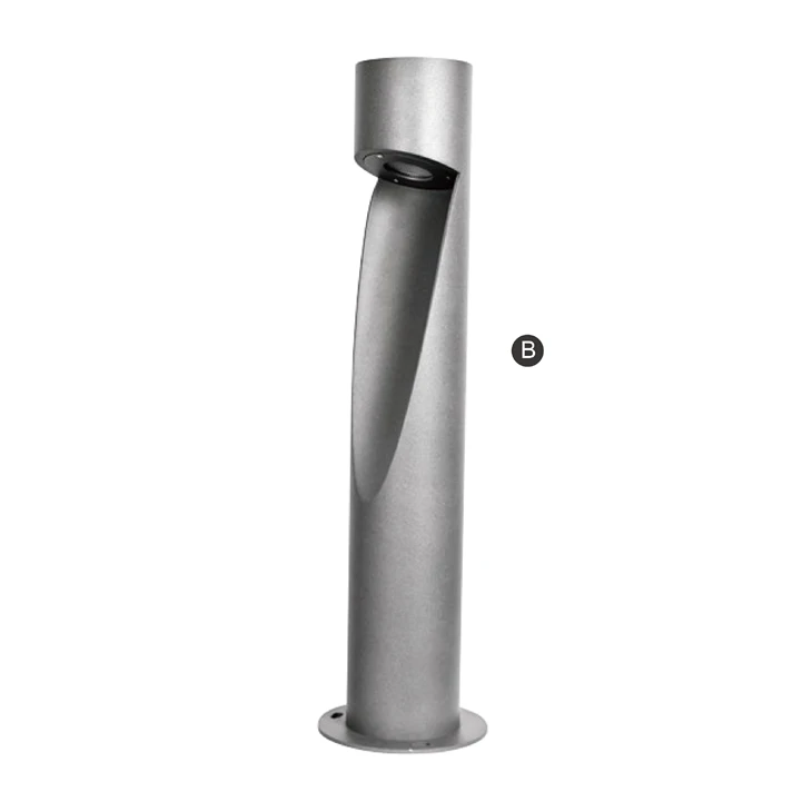 Lampu Bollard Hitam Luar Ruangan