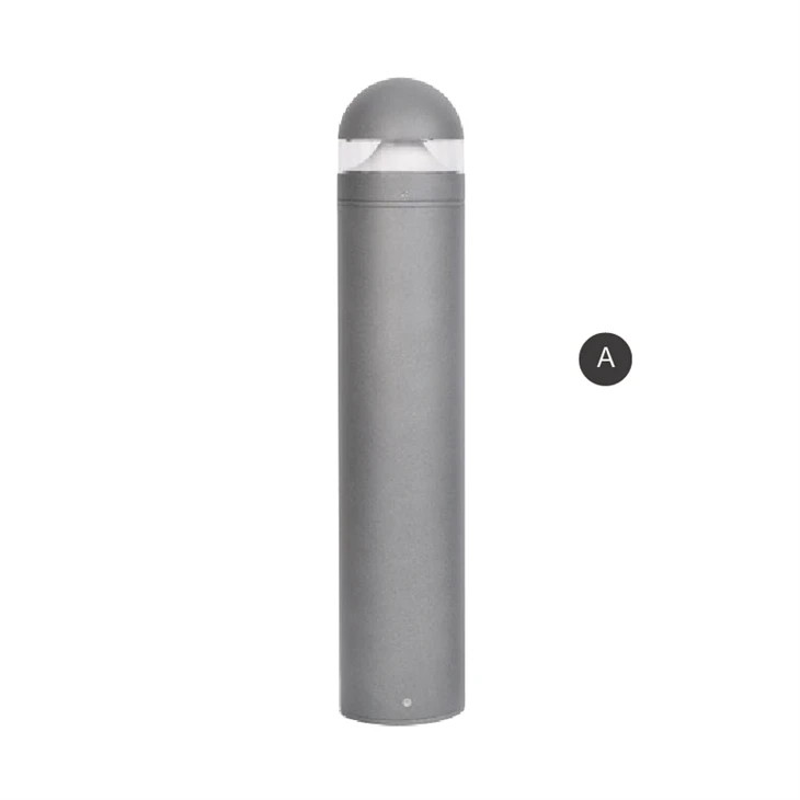 Lampu Bollard Hitam Luar Ruangan