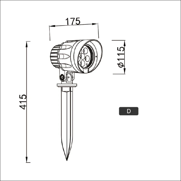 Matt Black Spotlights