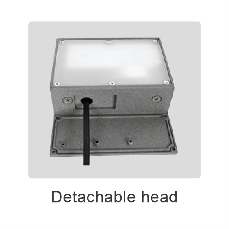 Square Black Bollard Lights
