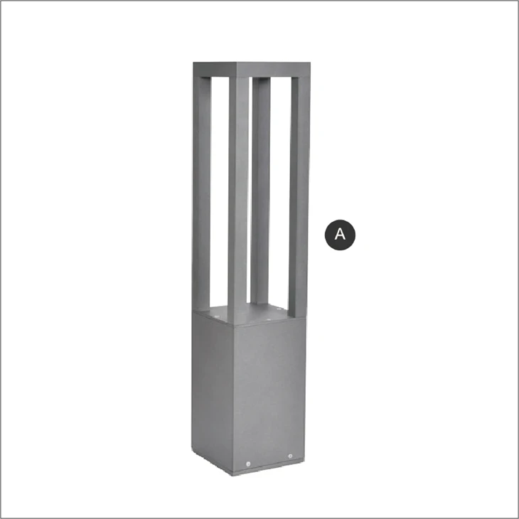 Lampu Rumput Tahan Air Lampu Taman Halaman Villa Rumput Tanah Lanskap Luar Ruangan Lampu Bollard Surya Lampu Taman Lampu Rumput Led