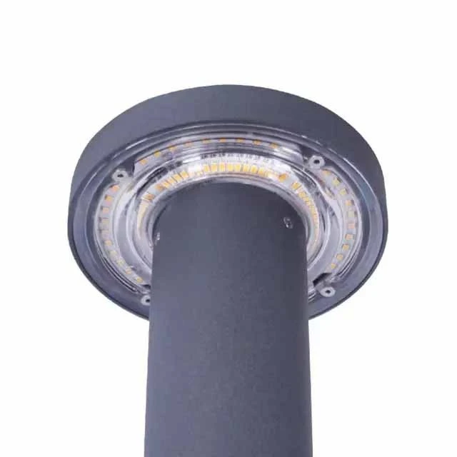 China Outdoor Flat Top Bollard With Lens factory